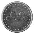 Myria Grunge Silver Coin, Token