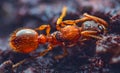 Myrmica rubra, also known as the European fire ant or common red ant, is a species of ant of the genus Myrmica. European Royalty Free Stock Photo