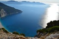 Myrthos beach panoramic view Royalty Free Stock Photo