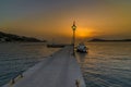 Myrties jetty, Kalymnos Royalty Free Stock Photo