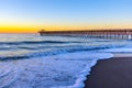 Myrtle Beach Fishing Pier Sunrise Landscape Royalty Free Stock Photo