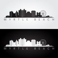 Myrtle Beach, South Carolina skyline Royalty Free Stock Photo