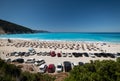 Myrtos beach at Cefalonia island, Greece Royalty Free Stock Photo