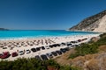 Myrtos beach at Cefalonia island, Greece Royalty Free Stock Photo