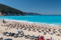 Myrtos beach at Cefalonia island, Greece Royalty Free Stock Photo