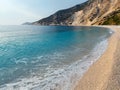 Myrtos Beach (Greece, Kefalonia, Ionian Sea). Royalty Free Stock Photo