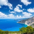 Myrtos beach, Kefalonia, Greece Royalty Free Stock Photo