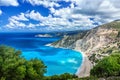 Myrtos beach, Kefalonia, Greece Royalty Free Stock Photo