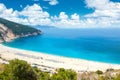 Myrtos beach, Kefalonia, Greece Royalty Free Stock Photo