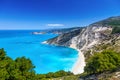 Myrtos beach, Kefalonia, Greece Royalty Free Stock Photo