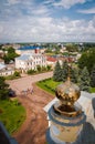 Uspensky Cathedral in the old Russian city of Myshkin on the Volga River