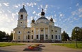 Myshkin, Yaroslavl region, Russia, 03 September, 2020: Assumption Cathedral early 19th century