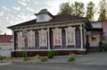 Myshkin, Yaroslavl region, Russia, 03 September, 2020: Museum-gallery of author`s dolls Olga Pavlycheva on street Ananinskaya