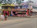 09/09/2019-Mysore, India: Desserted street and empty road on a holiday in Mysore, India