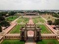 Aerial view of Mysore palace in Karnataka state of India Royalty Free Stock Photo