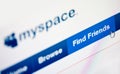 Myspace Royalty Free Stock Photo