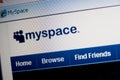 Myspace Royalty Free Stock Photo