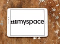 Myspace social networking website logo Royalty Free Stock Photo