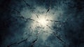 Mysterious abstract cracked surface illuminated by subtle light evoking depth and intrigue in artistic exploration