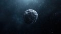 Mysterious Asteroid in the Vastness of Space Royalty Free Stock Photo