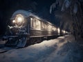 A Mysterious Christmas Eve Journey Royalty Free Stock Photo