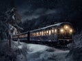 A Mysterious Christmas Eve Journey Royalty Free Stock Photo