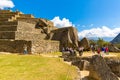 Mysterious city - Machu Picchu, Peru,South America. The Incan ruins and terrace. Example of polygonal masonry