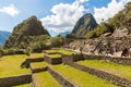 Mysterious city - Machu Picchu, Peru,South America. The Incan ruins and terrace. Example of polygonal masonry