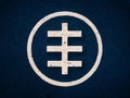 mysterious and complex symbols on dark background