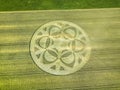 Mysterious crop circle found in Buren an der Aare, Switzerland