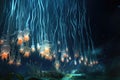 mysterious deep-sea siphonophore colony