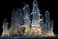 mysterious deep-sea siphonophore colony