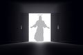 Mysterious Door 11 Jesus HR Royalty Free Stock Photo