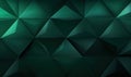 A Mysterious Emerald Symphony of Triangular Abstractions