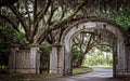 Mysterious Grand Entrance Royalty Free Stock Photo