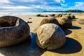 The mysterious huge round boulders Royalty Free Stock Photo