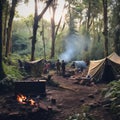 Mysterious Jungle Camping In Kenya: Tweed Relief In Earth Tones