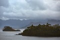 Mysterious lake landscape Royalty Free Stock Photo