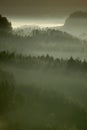 Mysterious Landscape of Bohemian Switzerland