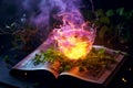 Mysterious Magic book poison. Generate Ai