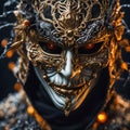 Mysterious masked man for Halloween Royalty Free Stock Photo