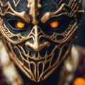 Mysterious masked man for Halloween Royalty Free Stock Photo