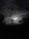 mysterious moon night Royalty Free Stock Photo