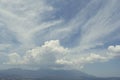 Mysterious mountains and clouds