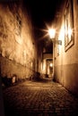 Mysterious narrow alley