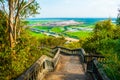 Mysterious old ancient Phnom Krom temple on the hill near Siem Reap, Cambodia Royalty Free Stock Photo