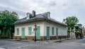 Mysterious old houses on the streets of the French Quarter in New Orleans, Louisiana, USA Royalty Free Stock Photo