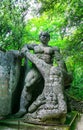 Mysterious park of Monsters of Bomarzo - landmarks of Italy