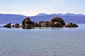 Mysterious Tahoe Lake Stones Royalty Free Stock Photo