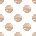 Mysterious Planet Icon Seamless Pattern Royalty Free Stock Photo